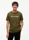 Green Logo Jersey Crew Neck T-Shirt  Men