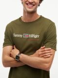 Green Logo Jersey Crew Neck T-Shirt  Men