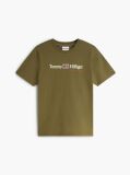 Green Logo Jersey Crew Neck T-Shirt  Men