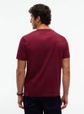Κόκκινο T-Shirt Με Λογότυπο Και Interlock Πλέξη   Άνδρες