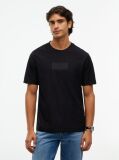 Μαύρο T-Shirt Με Λογότυπο  Άνδρες