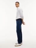 Blue Denton Slim Straight Faded Jeans  Men