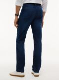 Blue Denton Slim Straight Faded Jeans  Men