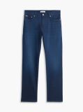 Blue Denton Slim Straight Faded Jeans  Men