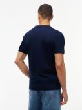 Blue Varsity Logo Embroidery Crew Neck T-Shirt  Men