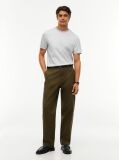 Grey Embossed Logo Interlock Knit T-Shirt  Men