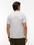 Grey Embossed Logo Interlock Knit T-Shirt  Men