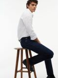Blue Denton Slim Straight Jeans  Men