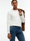 Blue Denton Slim Straight Whiskered Jeans  Men