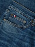 Blue Denton Slim Straight Whiskered Jeans  Men