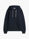Blue Flag Embroidery Fleece Zip-Thru Hoody  Men