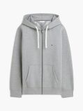 Grey Flag Embroidery Fleece Zip-Thru Hoody  Men