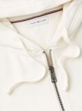 Beige Flag Embroidery Fleece Zip-Thru Hoody  Men