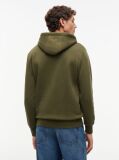 Green Logo Fleece Drawstring Hoody  Men
