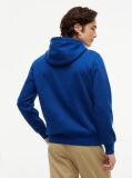 Μπλε Fleece Hoody Με Κεντητό Λογότυπο  Άνδρες