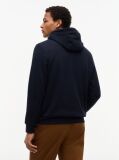 Blue Logo Embroidery Fleece Hoody  Men