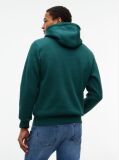 Πράσινο Fleece Hoody Με Κεντητό Λογότυπο  Άνδρες