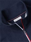 Blue Global Stripe Terry Quarter-Zip Sweatshirt  Men