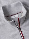 Grey Global Stripe Terry Quarter-Zip Sweatshirt  Men
