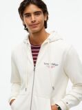 Μπεζ Hoody Με Φερμουάρ Και Πίσω Σχέδιο  Άνδρες