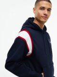 Μπλε Hoody Με Varsity Λογότυπο Και Λεπτομέρεια Σε Αντίθεση  Άνδρες