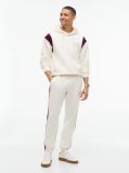 Μπεζ Hoody Με Varsity Λογότυπο Και Λεπτομέρεια Σε Αντίθεση  Άνδρες