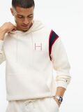 Μπεζ Hoody Με Varsity Λογότυπο Και Λεπτομέρεια Σε Αντίθεση  Άνδρες