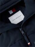 Blue Double-Layer Hooded Puffer Jacket  Men