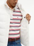 Beige Tonal Logo Quilted Gilet  Men
