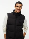 Black Logo Down Zip-Thru Gilet  Men