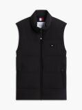 Black Logo Down Zip-Thru Gilet  Men