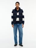Blue Logo Down Zip-Thru Gilet  Men