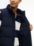 Blue Logo Down Zip-Thru Gilet  Men