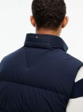 Blue Logo Down Zip-Thru Gilet  Men