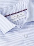 Μπλε Slim Ριγέ Πουκάμισο Oxford  Άνδρες