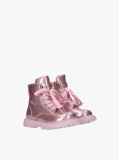 Pink Lace-Up Ankle Boots  Girls