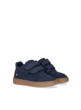 Μπλε Παπούτσια Boat Με Velcro  Παιδί Unisex
