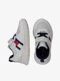 White Flag Mesh Hook And Loop Sneakers  Kids Unisex