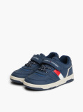 Blue Tonal Flag Sneakers  Kids Unisex