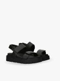 Black Hook And Loop Sandals  Girls
