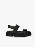 Black Hook And Loop Sandals  Girls
