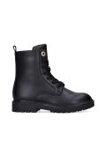 Black Cleat Lace-Up Boots  Girls