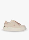 Μπεζ Sneakers Με Μονόγραμμα TH Και Μεταλλική Λεπτομέρεια  Κορίτσια