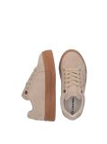 Μπεζ Δετά Σουέτ Sneakers  Κορίτσια