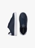 Μπλε Δετά Sneakers Με Κεντητό Σημαιάκι  Παιδί Unisex
