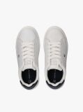 Άσπρο Δετά Sneakers Με Κεντητό Σημαιάκι  Παιδί Unisex