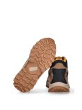 Καφέ Ψηλά Δετά Sneakers Με Τρακτερωτή Σόλα  Παιδί Unisex