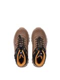 Καφέ Ψηλά Δετά Sneakers Με Τρακτερωτή Σόλα  Παιδί Unisex