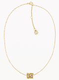Gold TH cuff necklace  Women