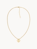 Gold TH Monogram Gold-Plated Heart Necklace  Women